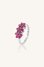 Ruby Ring in 92.5 Sterling Silver KLSR-11797