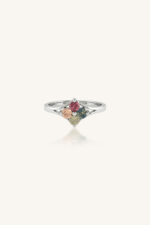 Multi Sapphire Ring in 92.5 Sterling Silver KLSR-11799 - Image 4