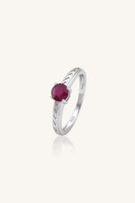 Ruby Ring in 92.5 Sterling Silver KLSR-11828