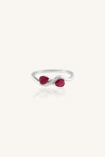 Ruby Ring in 92.5 Sterling Silve KLSR-11841