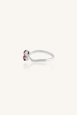 Ruby Ring in 92.5 Sterling Silve KLSR-11841 - Image 3