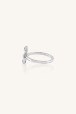 Blue Sapphire and Diamond Ring in 92.5 Sterling Silver KLSR-11873 - Image 3