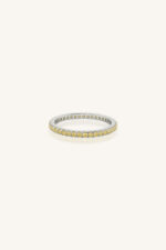 Yellow Sapphire Ring in 92.5 Sterling Silver KLSR-11878 - Image 2