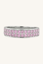 Pink Sapphire Ring in 92.5 Sterling Silver KLSR-11903 - Image 4
