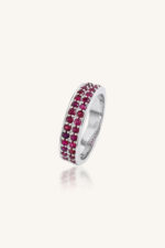 Ruby Ring in 92.5 Sterling Silver KLSR-11904 - Image 2