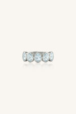 Aquamarine Ring in 92.5 Sterling Silver KLSR-11917 - Image 2