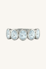 Aquamarine Ring in 92.5 Sterling Silver KLSR-11917 - Image 4