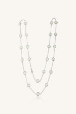 Green Amethyst Necklace in 92.5 Sterling Silver KLSS-40191