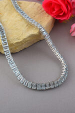Aquamarine Necklace in 92.5 Sterling Silver KLSS-40218 - Image 4