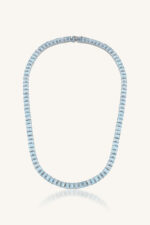 Aquamarine Necklace in 92.5 Sterling Silver KLSS-40218