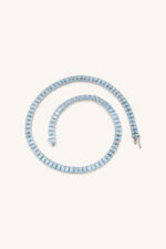 Aquamarine Necklace in 92.5 Sterling Silver KLSS-40218 - Image 3