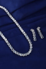 Moonstone Necklace Set in 92.5 Sterling Silver KLSS-40232 - Image 3