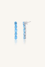 Blue Topaz Necklace Set  in 92.5 Sterling Silver KLSS-40236 - Image 2