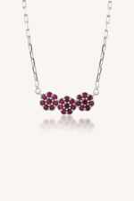 Ruby Necklace in 92.5 Sterling Silver KLSS-40250 - Image 2