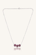Ruby Necklace in 92.5 Sterling Silver KLSS-40250