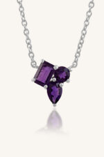 Amethyst  Pendant in 92.5 Sterling Silver KLSP-50612