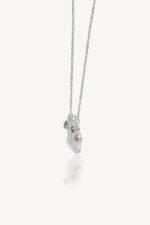 Diamond and Multi Sapphire Pendant in 92.5 Sterling Silver KLSP-50576 - Image 4