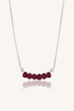 Ruby Pendant in 92.5 Sterling Silver KLSP-50614