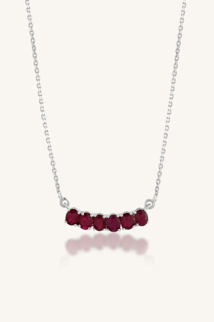 Ruby Pendant in 92.5 Sterling Silver KLSP-50614