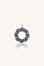 Blue Sapphire Pendant in 92.5 Sterling Silver KLSP-50620