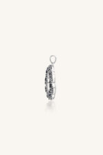 Blue Sapphire Pendant in 92.5 Sterling Silver KLSP-50620 - Image 3