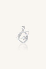 Mossanite Pendant in 92.5 Sterling Silver KLSP-50664 - Image 3